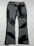 1998 Vivienne Westwood Anglomania Sword Pirate Flared Jeans