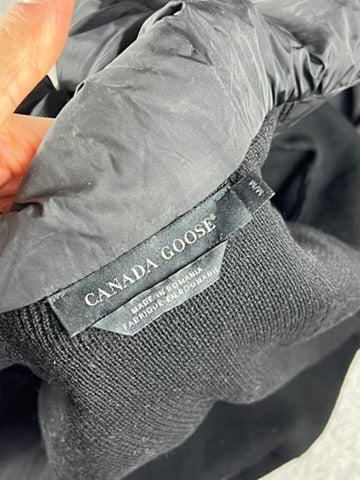 Canada Goose Black Black Label Hybridge Quilted Knit Jacket