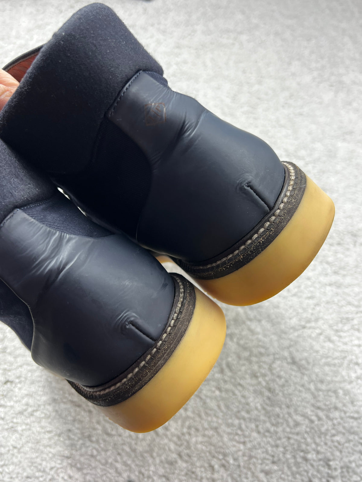 Loro Piana Laax Active Storm System Leather Boots Size 44