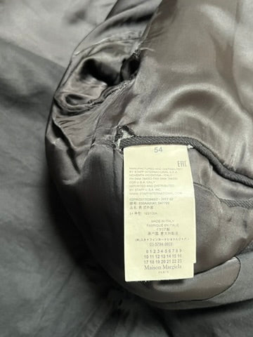 Vintage Maison Margiela Black Wool Coat Size L