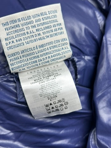 Moncler Moka Blue Down Parka Size M