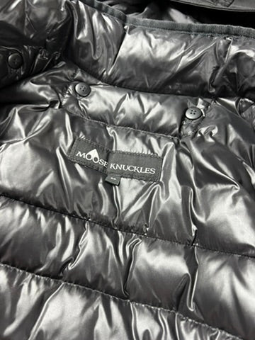 Moose Knuckles 2 in 1 Black Parka Size S