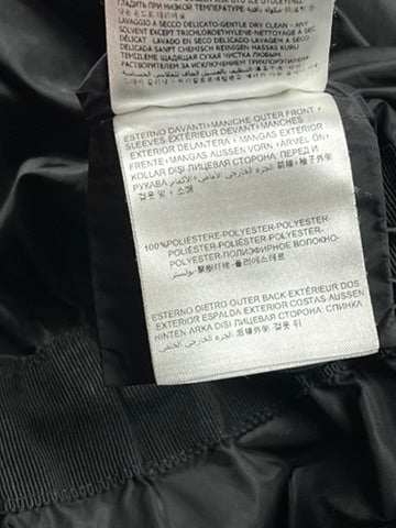 Moncler Hinata Womans Black Parka Jacket Size 2