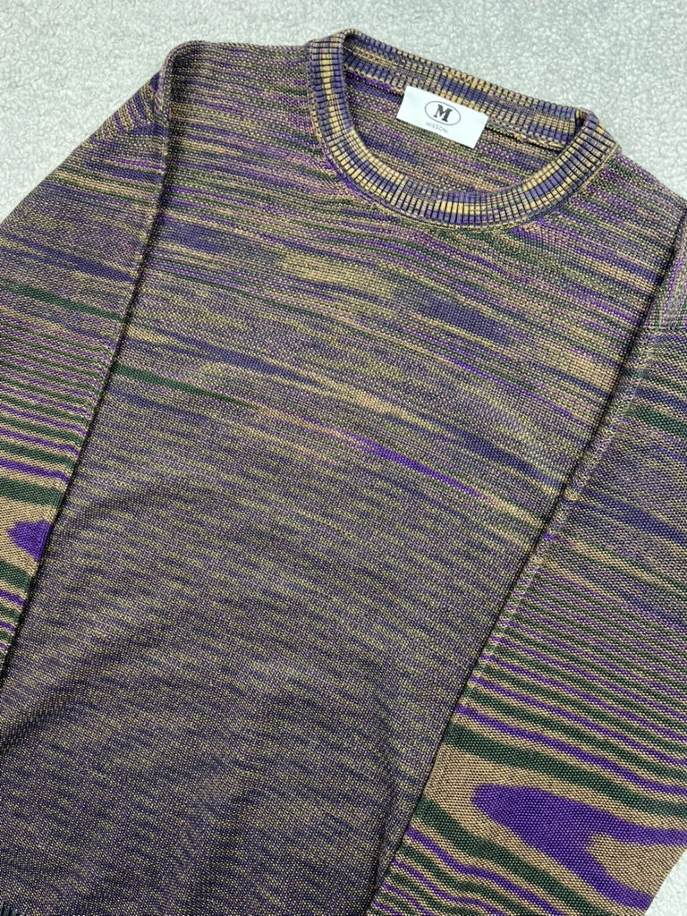 Missoni Purple Green Sweater Size XXL