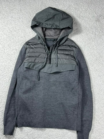 Canada Goose Hybridge Grey Knit Anorak Size M
