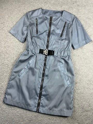 Givenchy 4G Belted Blue Mini Dress