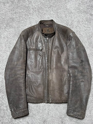 Vintage Dolce & Gabbana Brutalist Pig Leather Archive Jacket