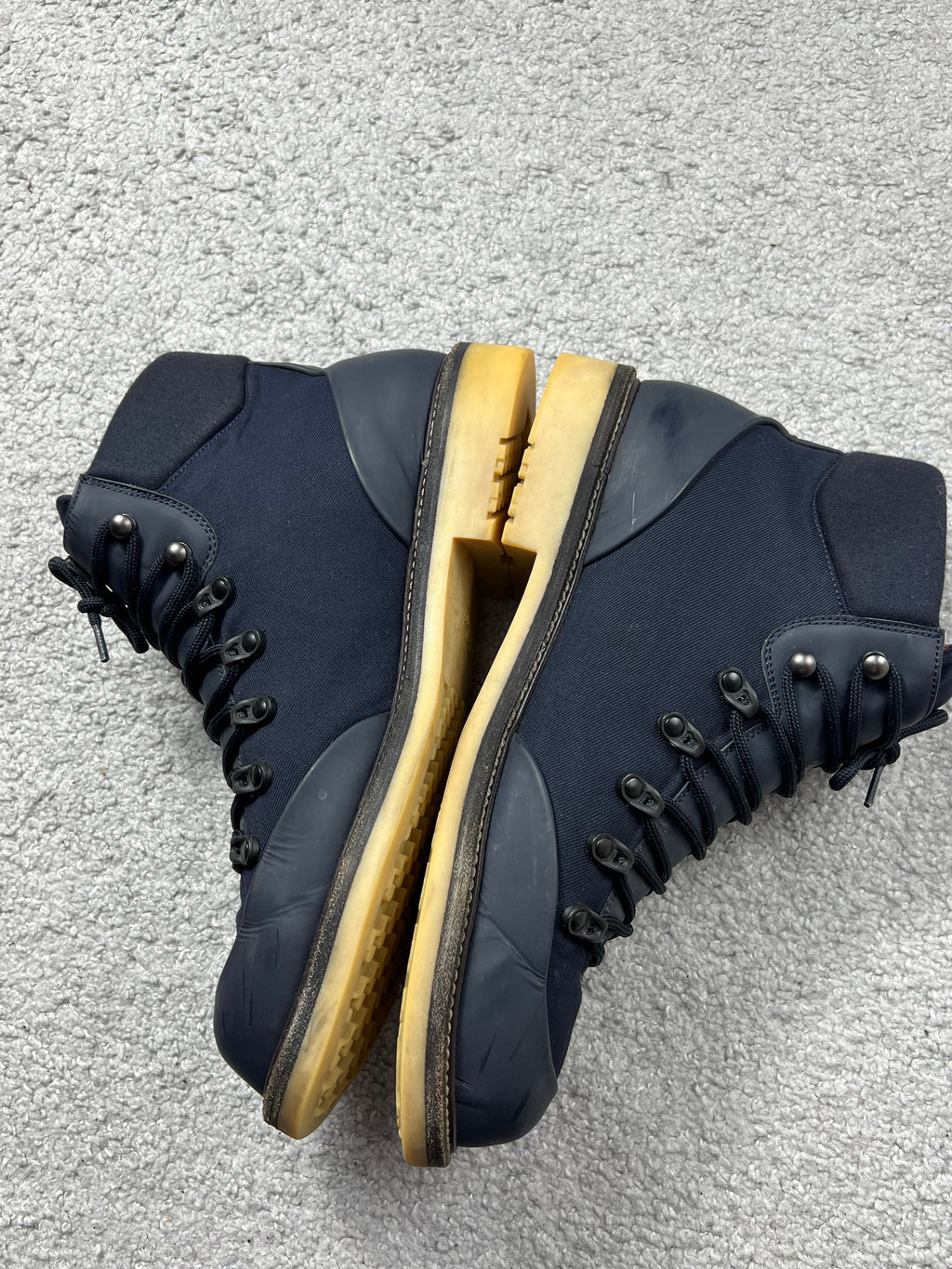 Loro Piana Laax Active Storm System Leather Boots Size 44