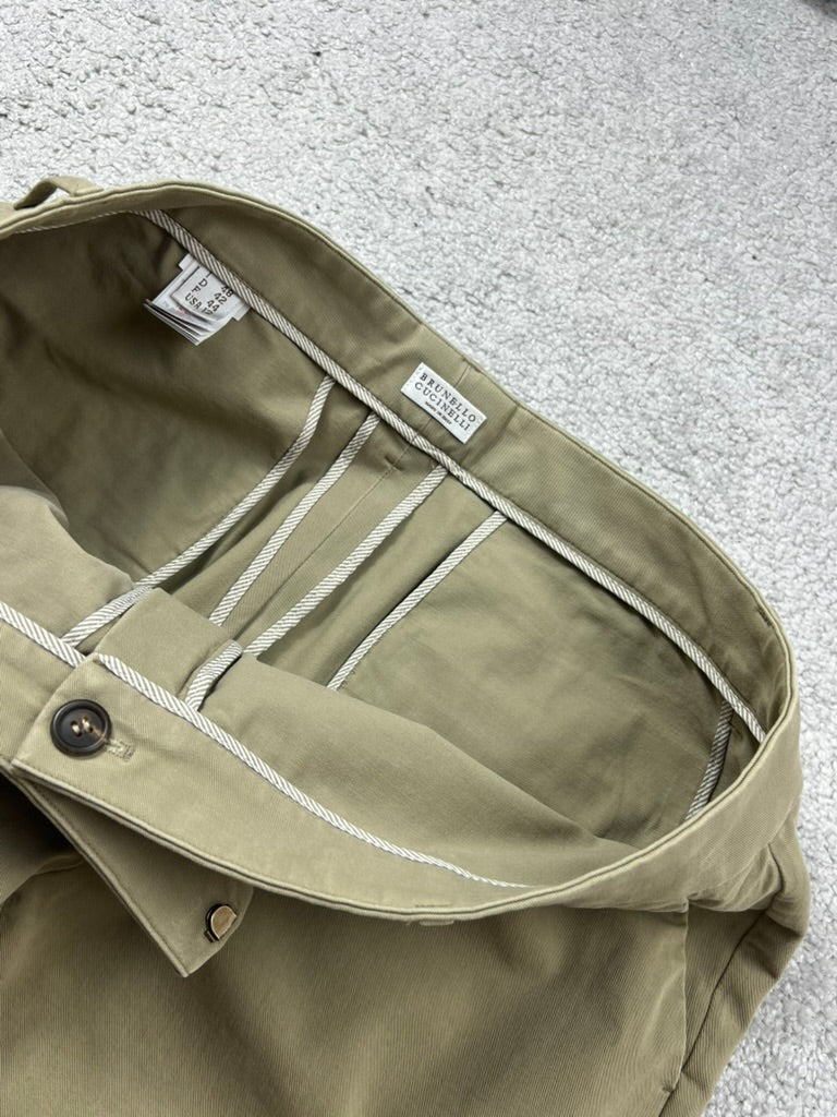 Brunello Cucinelli Beige Pants Size 48