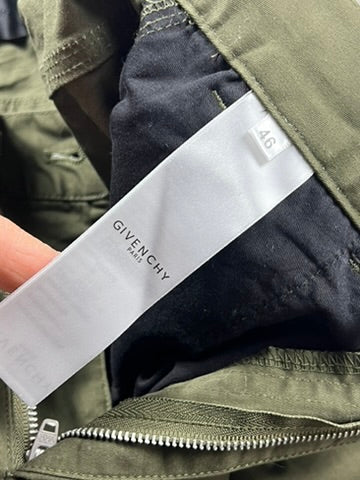 Givenchy Zip Detail Pants “Khaki Green”