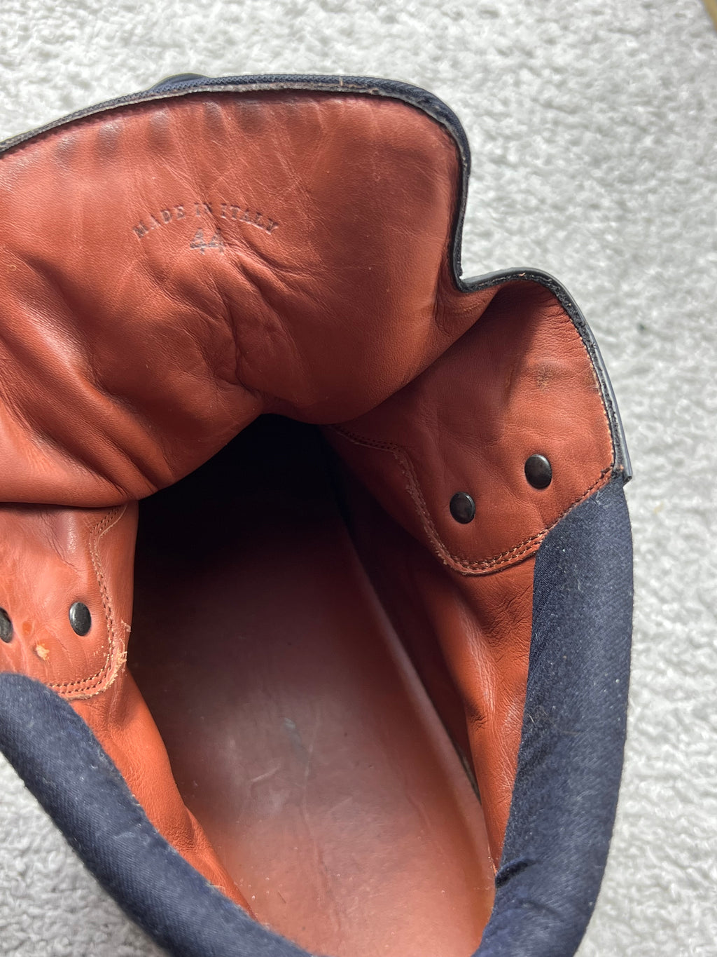 Loro Piana Laax Active Storm System Leather Boots Size 44