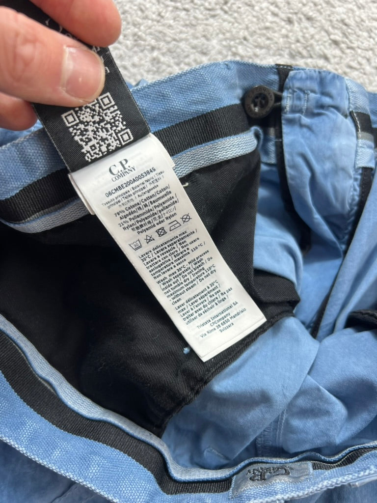 C.P Company Cargo Re-Colour Blue Shorts Size 48