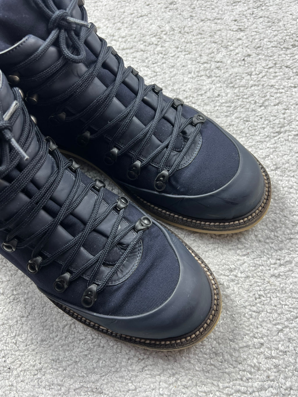 Loro Piana Laax Active Storm System Leather Boots Size 44
