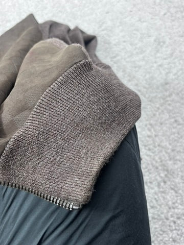 Louis Vuitton Brown Damier Signature Zip Up Cardigan Sweater