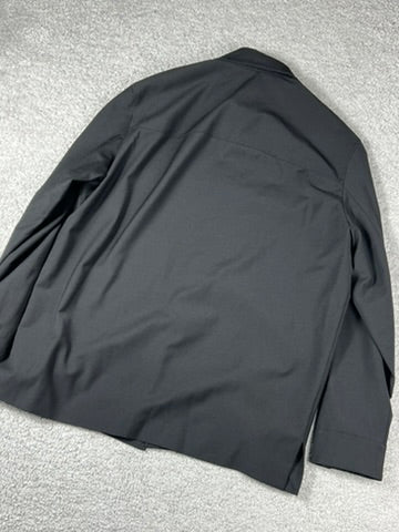 2023 Fendi Logo Patch Black Overshirt