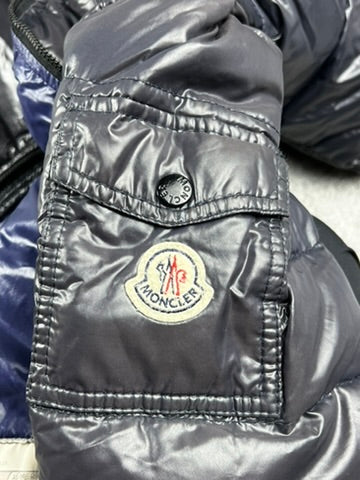 Moncler Moka Blue Down Parka Size M