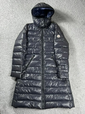 Moncler Moka Blue Down Parka Size M