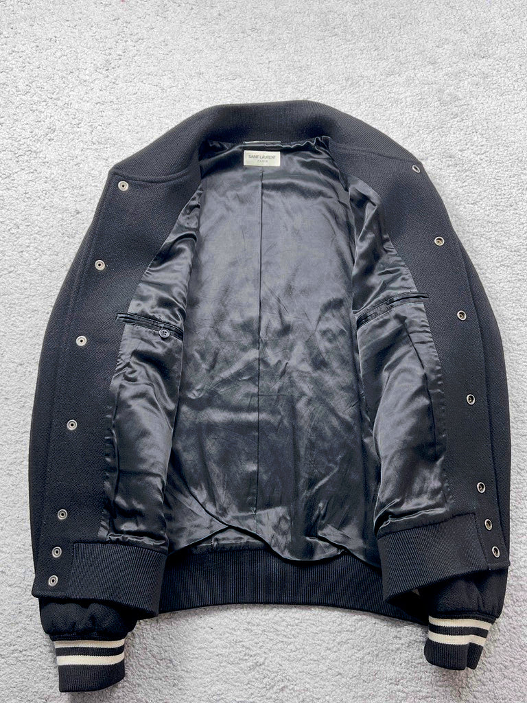 Saint Laurent Paris Teddy Bomber Size 54