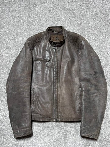 Vintage Dolce & Gabbana Brutalist Pig Leather Archive Jacket