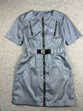 Givenchy 4G Belted Blue Mini Dress