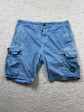 C.P Company Cargo Re-Colour Blue Shorts Size 48