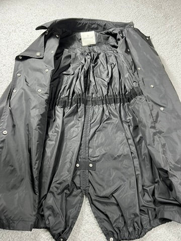 Moncler Hinata Womans Black Parka Jacket Size 2