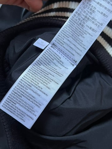 Y-3 Club Vegan Leather Wool Bomber Jacket