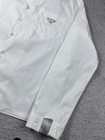 Prada White Triangle Shirt Size M