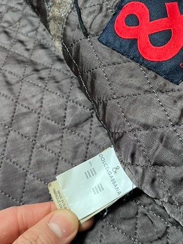 Vintage Dolce & Gabbana Brutalist Pig Leather Archive Jacket