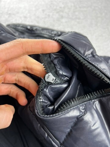 Moncler Moka Blue Down Parka Size M