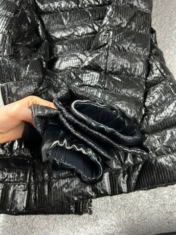 Moncler Morzine Black Belt Jacket Size M