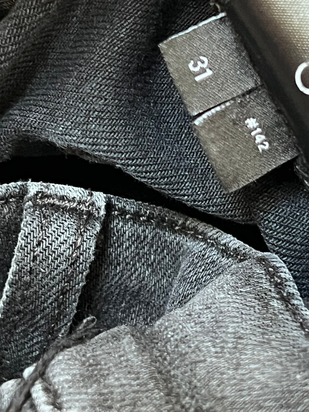 Amiri MX-1 Black Skinny Jeans With Leather Patches Size 31