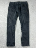 Balmain Made in Japan Black Skinny Jeans Size 34
