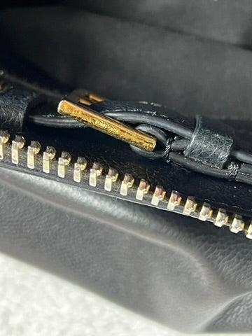 Tom Ford Padlock Black Leather Bag