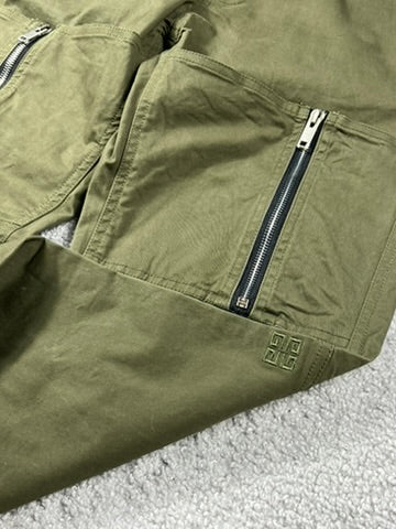Givenchy Zip Detail Pants “Khaki Green”