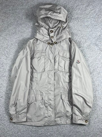 Moncler Multipocket Grey Lightweight Jacket Size 1