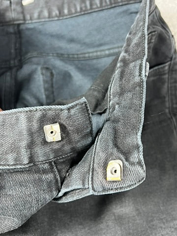Balmain Made in Japan Black Skinny Jeans Size 34
