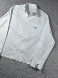 Prada White Triangle Shirt Size M