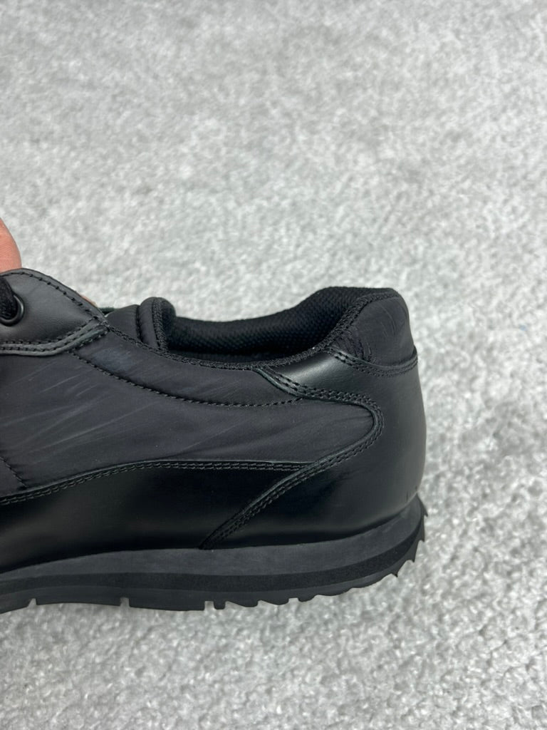 Prada Leather Nylon Black Men’s Trainers Size 10