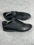 Prada Leather Nylon Black Men’s Trainers Size 10