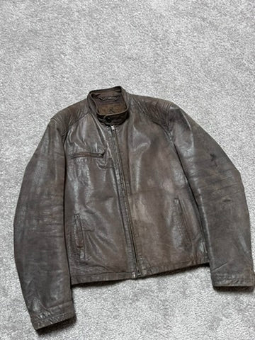 Vintage Dolce & Gabbana Brutalist Pig Leather Archive Jacket