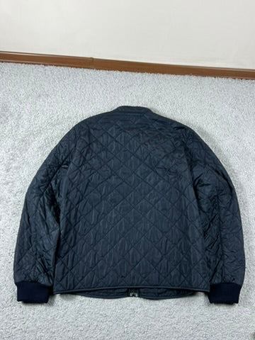 Vintage Prada Triangle Quilted Blue Jacket Size L