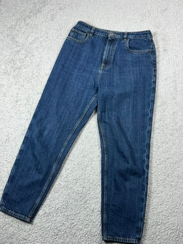 Prada Triangle Blue Boyfriend Jeans Size 28