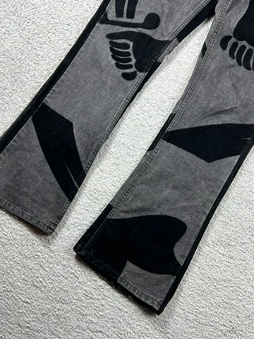 1998 Vivienne Westwood Anglomania Sword Pirate Flared Jeans