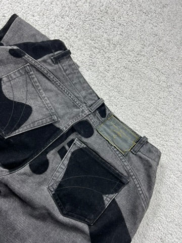 1998 Vivienne Westwood Anglomania Sword Pirate Flared Jeans
