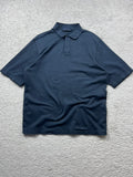 Stone Island Ghost Garment Dyed Blue Polo Size M