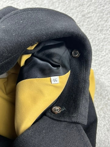 Loro Piana Black Cashmere Coat Size S