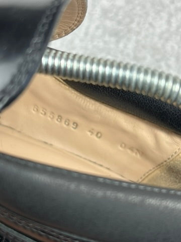 Gucci Horsebit Platform Lug Sole Black Leather Loafers