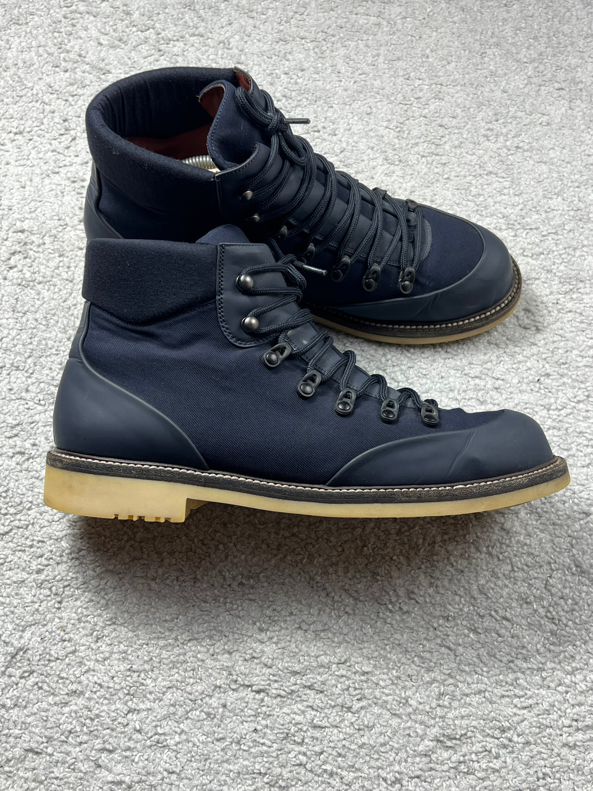 Loro Piana Laax Active Storm System Leather Boots Size 44