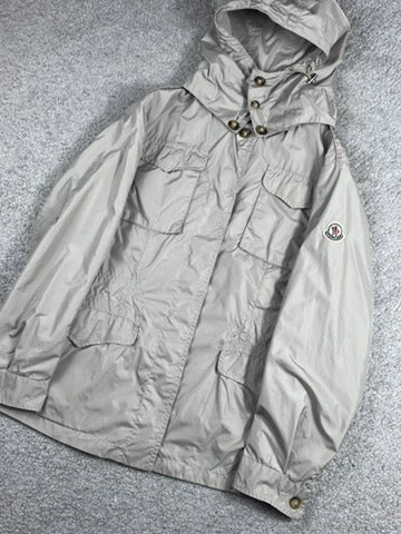 Moncler Multipocket Grey Lightweight Jacket Size 1